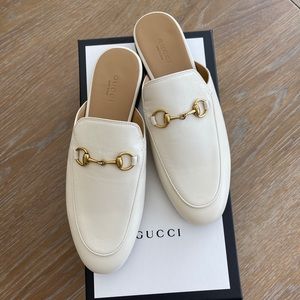 Gucci Princetown Mule /Loafer Mystic white size 38